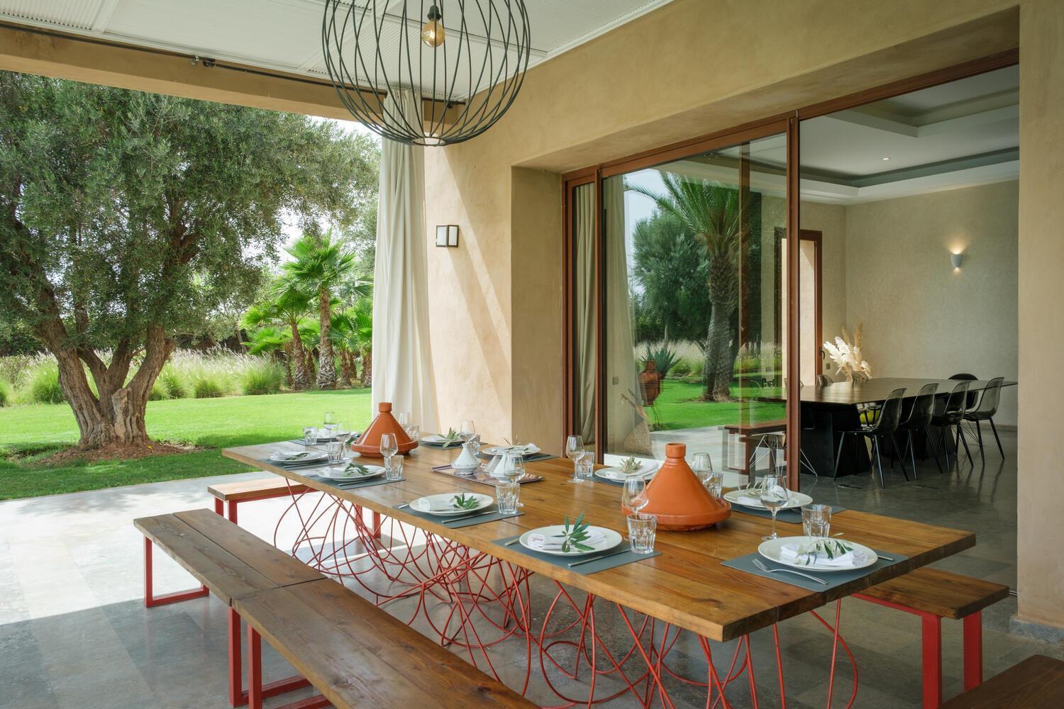 Adnaa - Modern Villa With 2 Pools, Sauna, Hammam, Tennis Court & Home Cinema Douar Caïd Layadi Exteriér fotografie